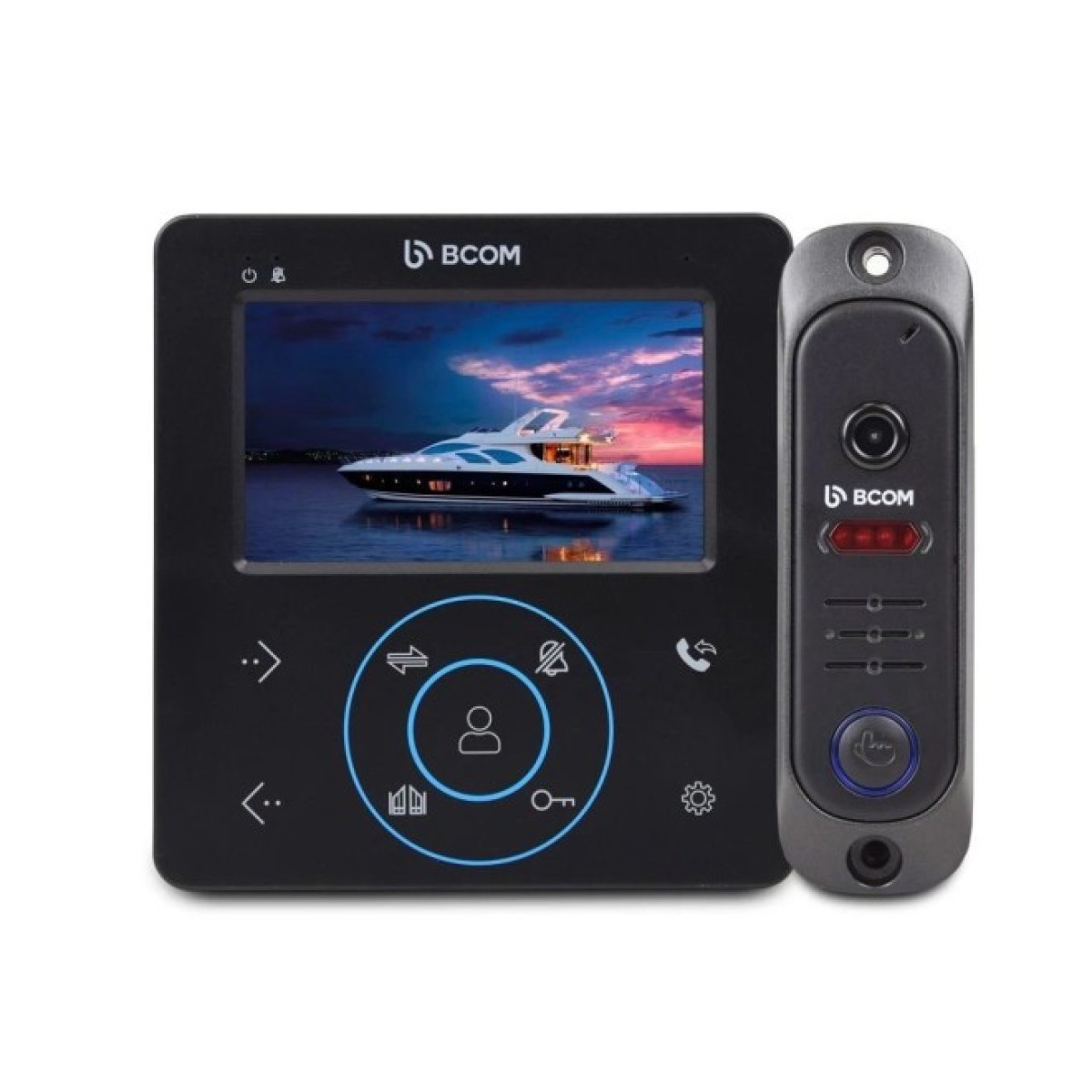 Комплект видеодомофона BCOM BD-480 Black Kit: видеодомофон 4" и видеопанель (240551) 256_256.jpg