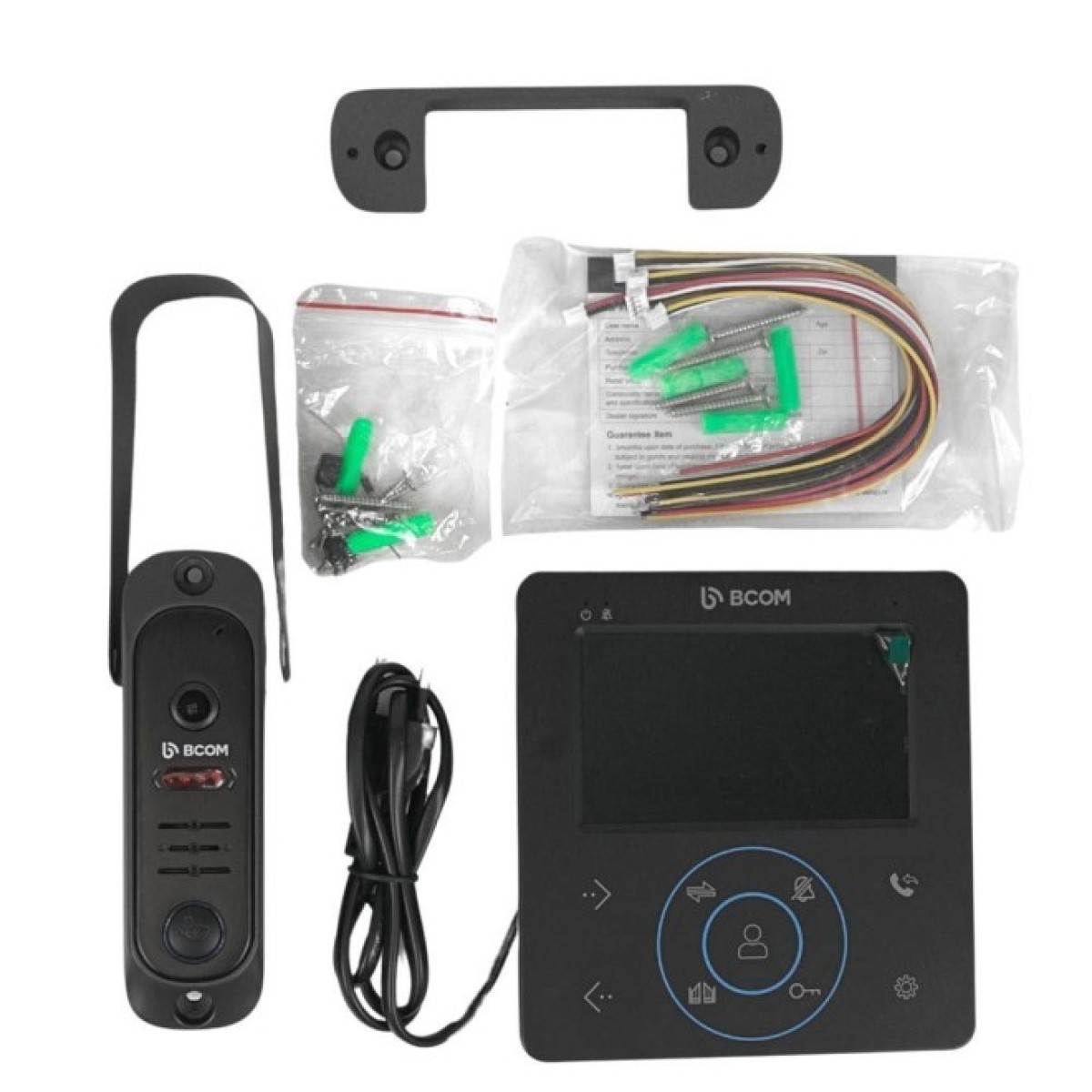 Комплект видеодомофона BCOM BD-480 Black Kit: видеодомофон 4" и видеопанель (240551) 98_98.jpg - фото 9