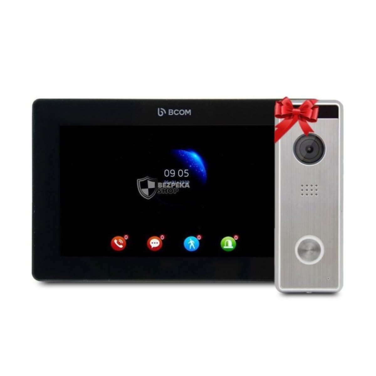 Видеодомофон 7" BCOM BD-770FHD Black + Видеопанель Tantos Triniti FHD (2150302) 256_256.jpg