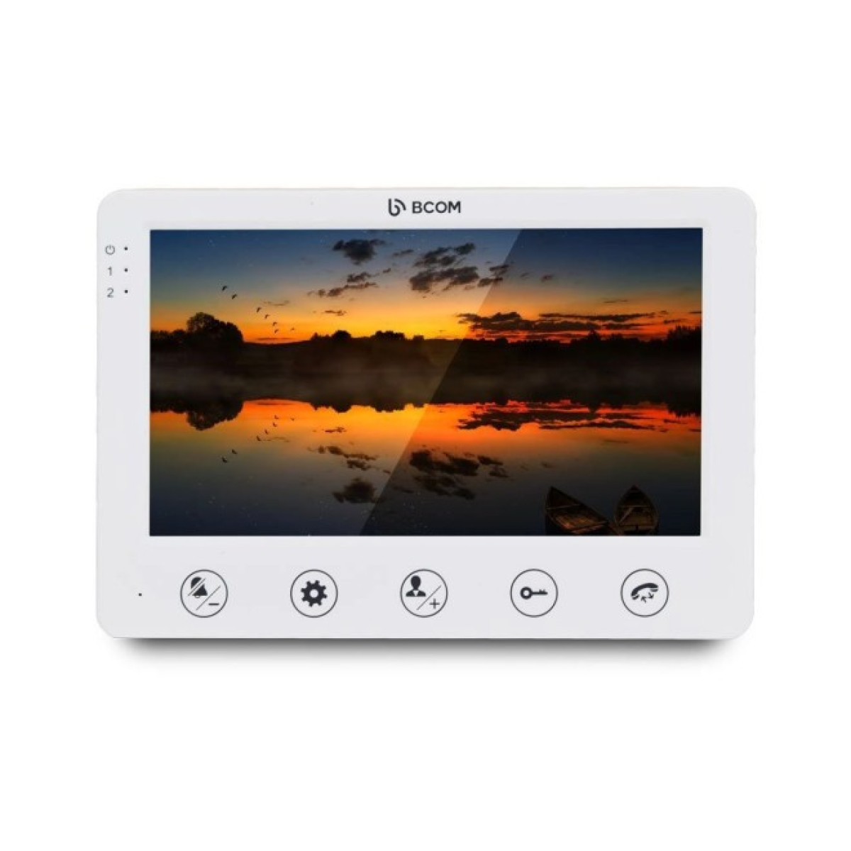 Комплект видеодомофона BCOM BD-710S Kit: видеодомофон 7" white и видеопанель silver (301387) 98_98.jpg - фото 2