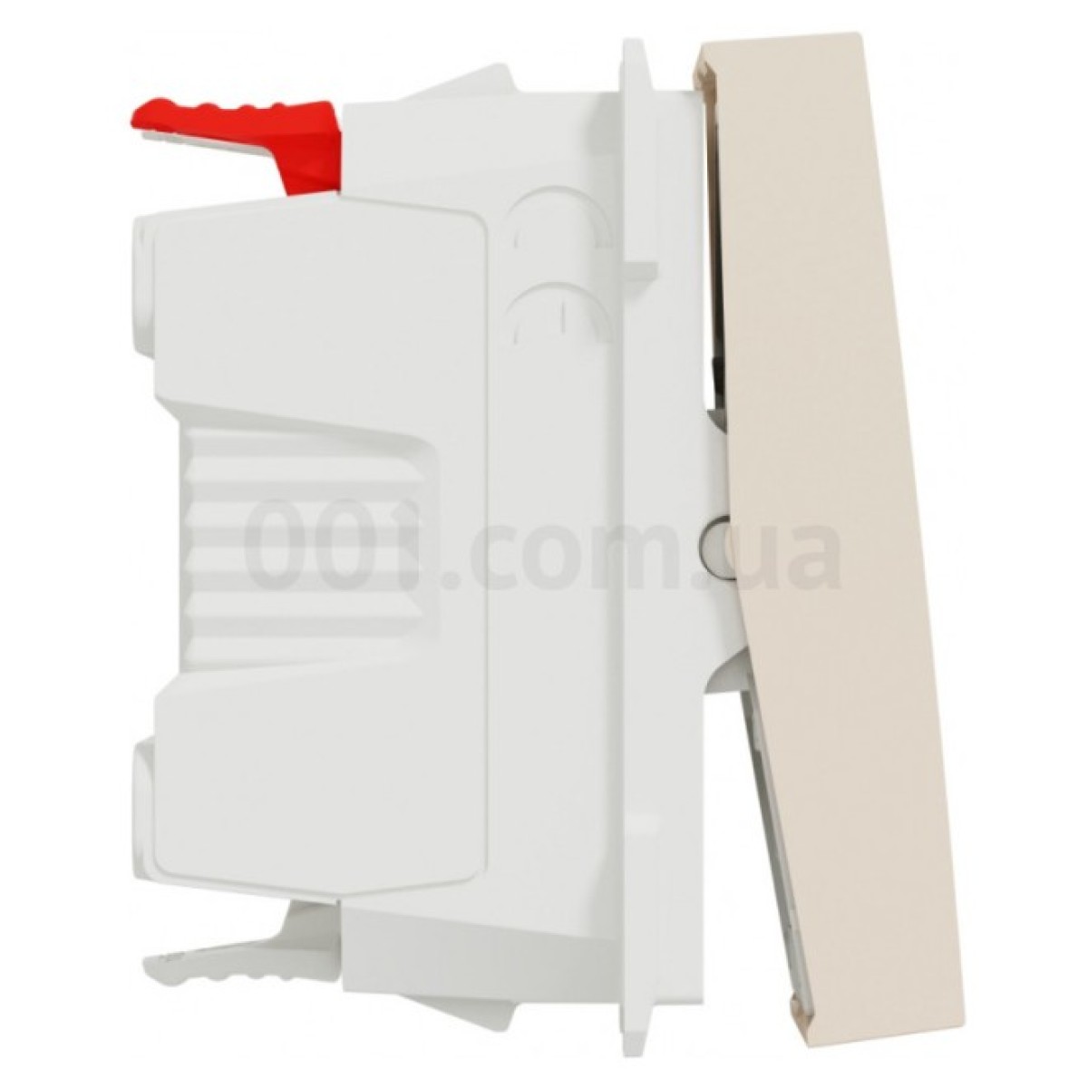 Переключатель 1-клавишный (1 модуль) 10А Unica New бежевый, Schneider Electric 98_98.jpg - фото 2