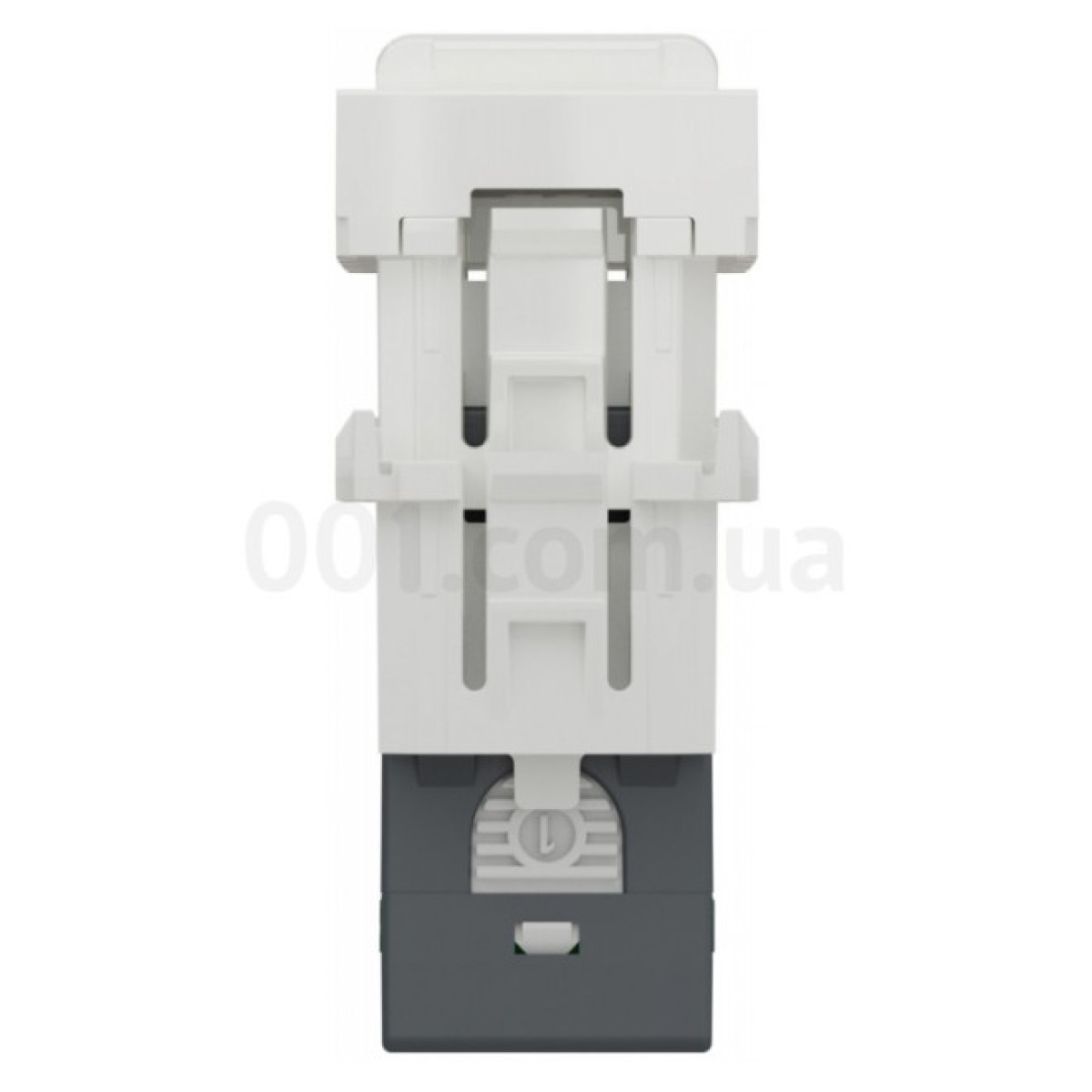 Розетка компьютерная RJ45 кат.5 UTP (1 модуль) Unica New белая, Schneider Electric 98_98.jpg - фото 2