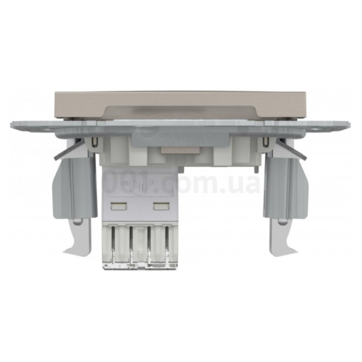 Розетка компьютерная (RJ45) кат.5e UTP Asfora бронза, Schneider Electric 98_98.jpg - фото 3