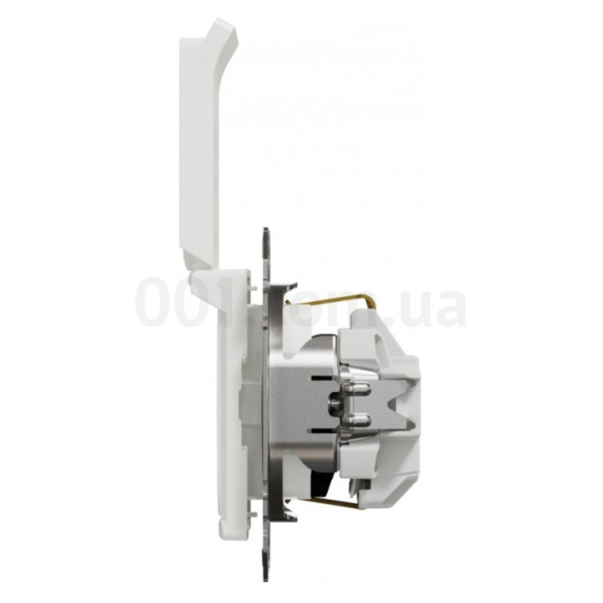 Розетка с з/к, шторками и крышкой Sedna Design белая, Schneider Electric 98_98.jpg - фото 2