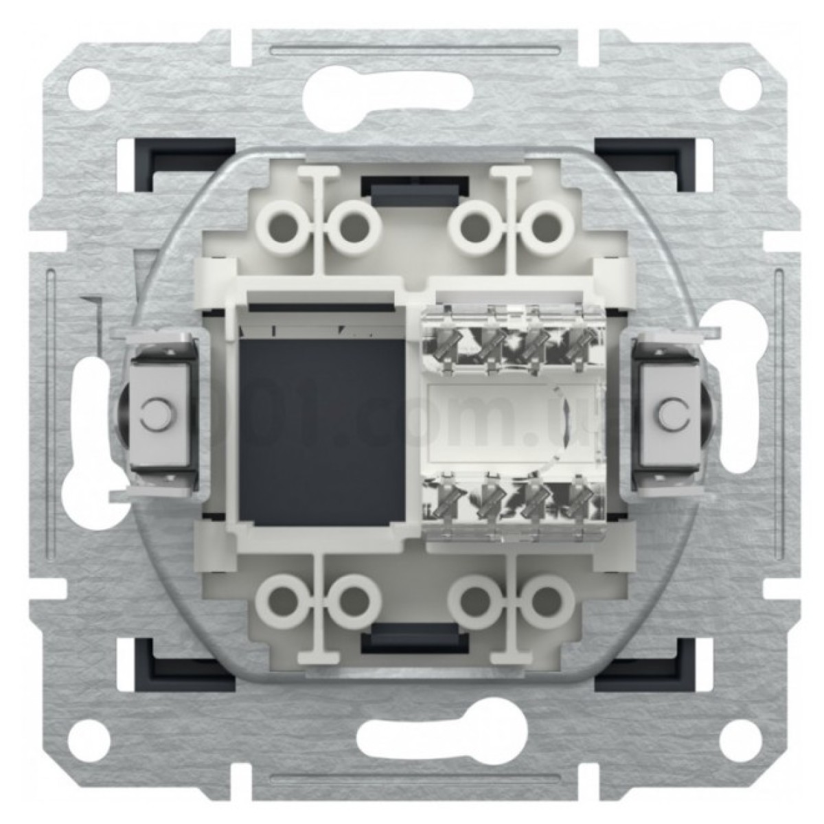 Розетка компьютерная (RJ45) кат.5e UTP Asfora антрацит, Schneider Electric 98_98.jpg - фото 2