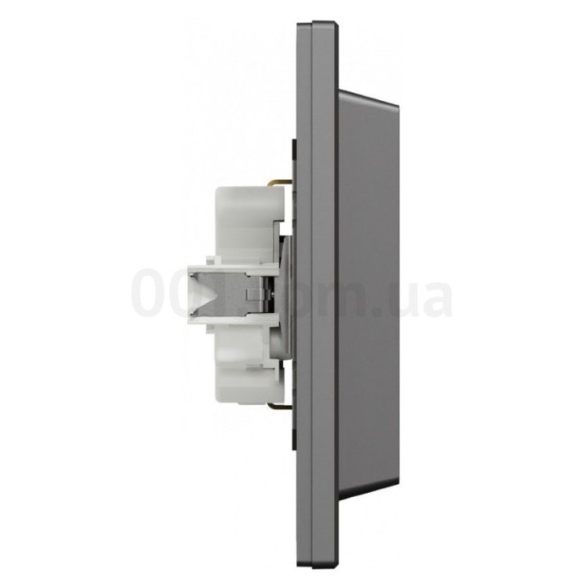 Розетка с з/к двойная Asfora антрацит, Schneider Electric 98_98.jpg - фото 3