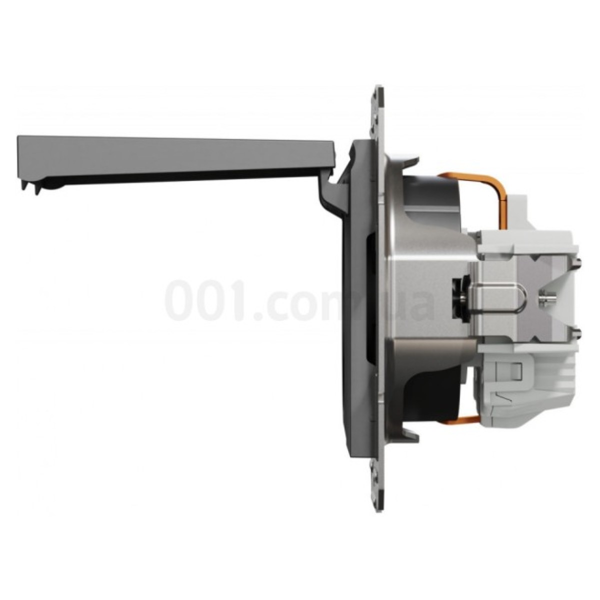 Розетка с з/к и крышкой Asfora антрацит, Schneider Electric 98_98.jpg - фото 4