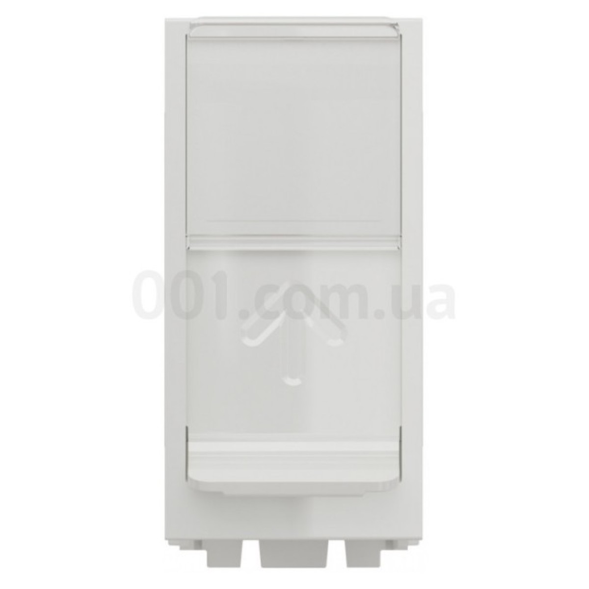 Розетка компьютерная RJ45 кат.5 UTP (1 модуль) Unica New белая, Schneider Electric 98_98.jpg - фото 3