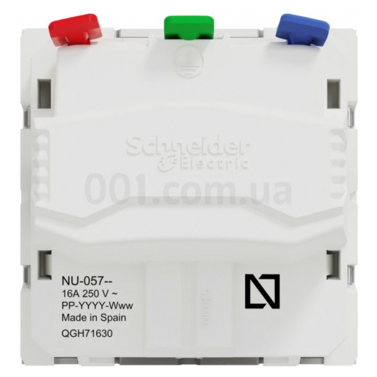Розетка с з/к и шторками 16А (быстрозажимные клеммы) Unica New алюминий, Schneider Electric 98_98.jpg - фото 4