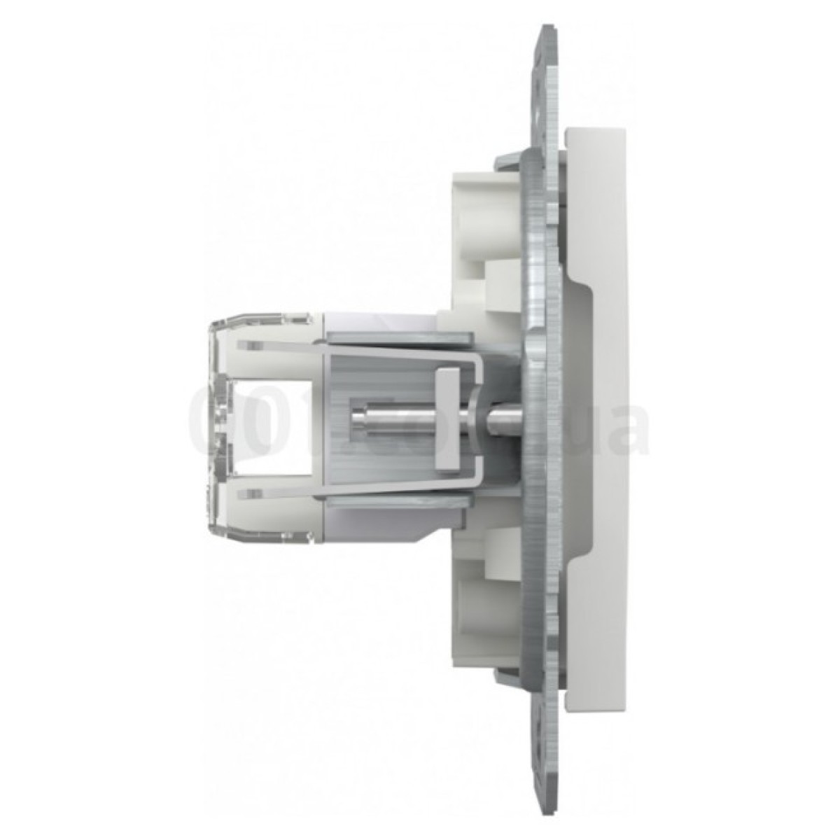 Розетка компьютерная (RJ45) кат.5e UTP двойная Asfora белая БЕЗ РАМКИ, Schneider Electric 98_98.jpg - фото 4