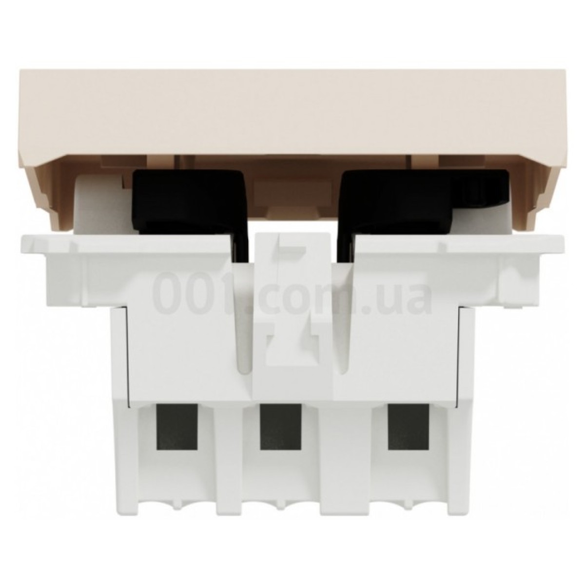Выключатель 1-клавишный (2 модуля) 10А Unica New бежевый, Schneider Electric 98_98.jpg - фото 5