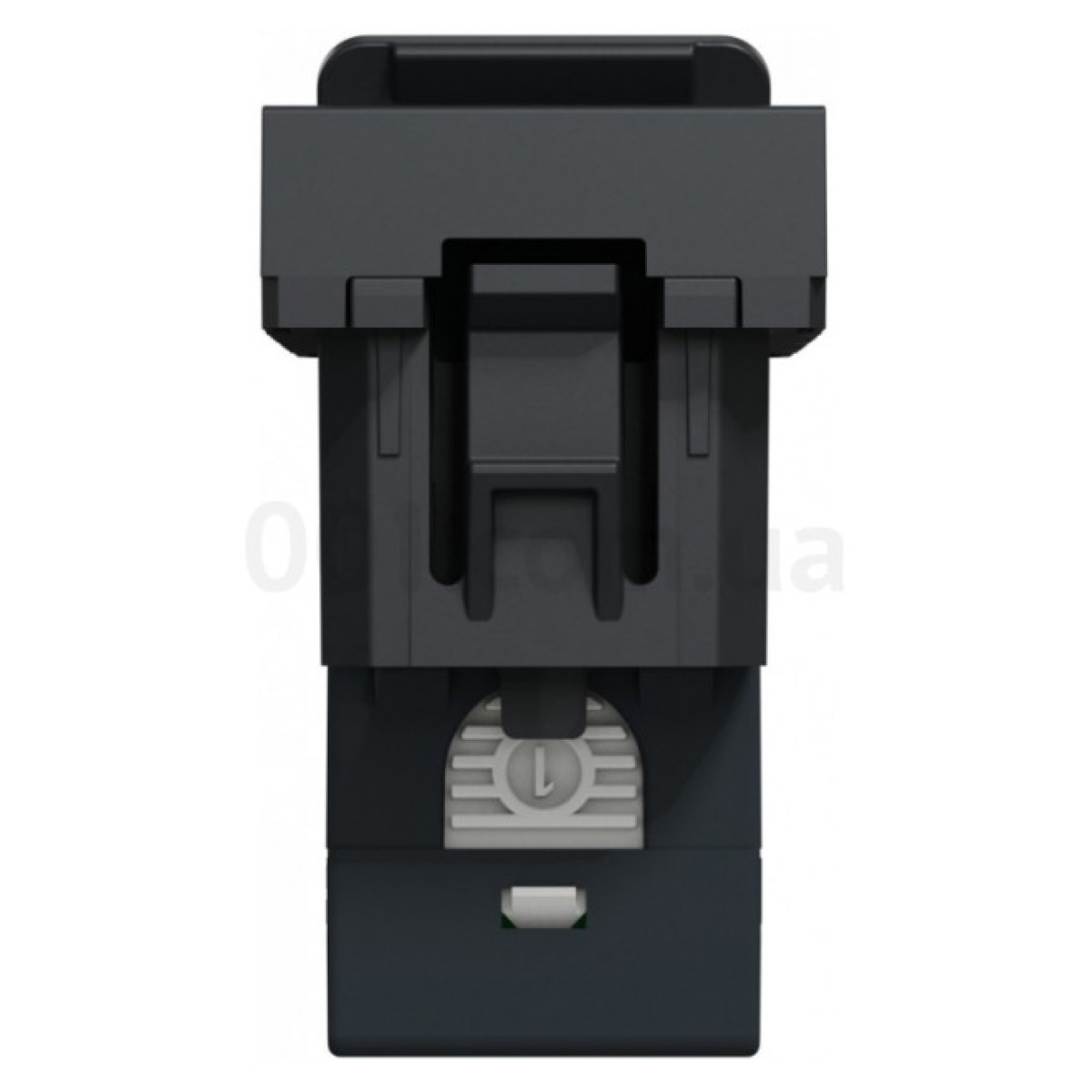 Розетка компьютерная RJ45 кат.6 STP (1 модуль) Unica New антрацит, Schneider Electric 98_98.jpg - фото 5