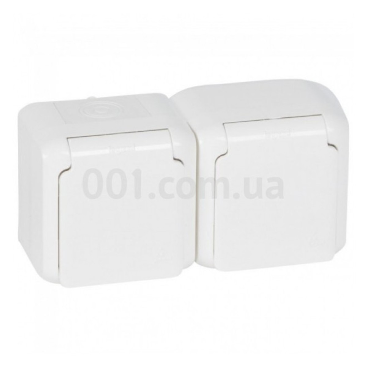 Розетка подвійна з з/к і шторками Forix IP44 біла, Legrand 256_256.jpg