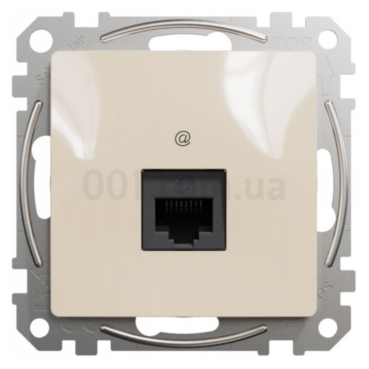 Розетка компьютерная RJ45 кат.5е UTP Sedna Design бежевая, Schneider Electric 98_98.jpg - фото 4