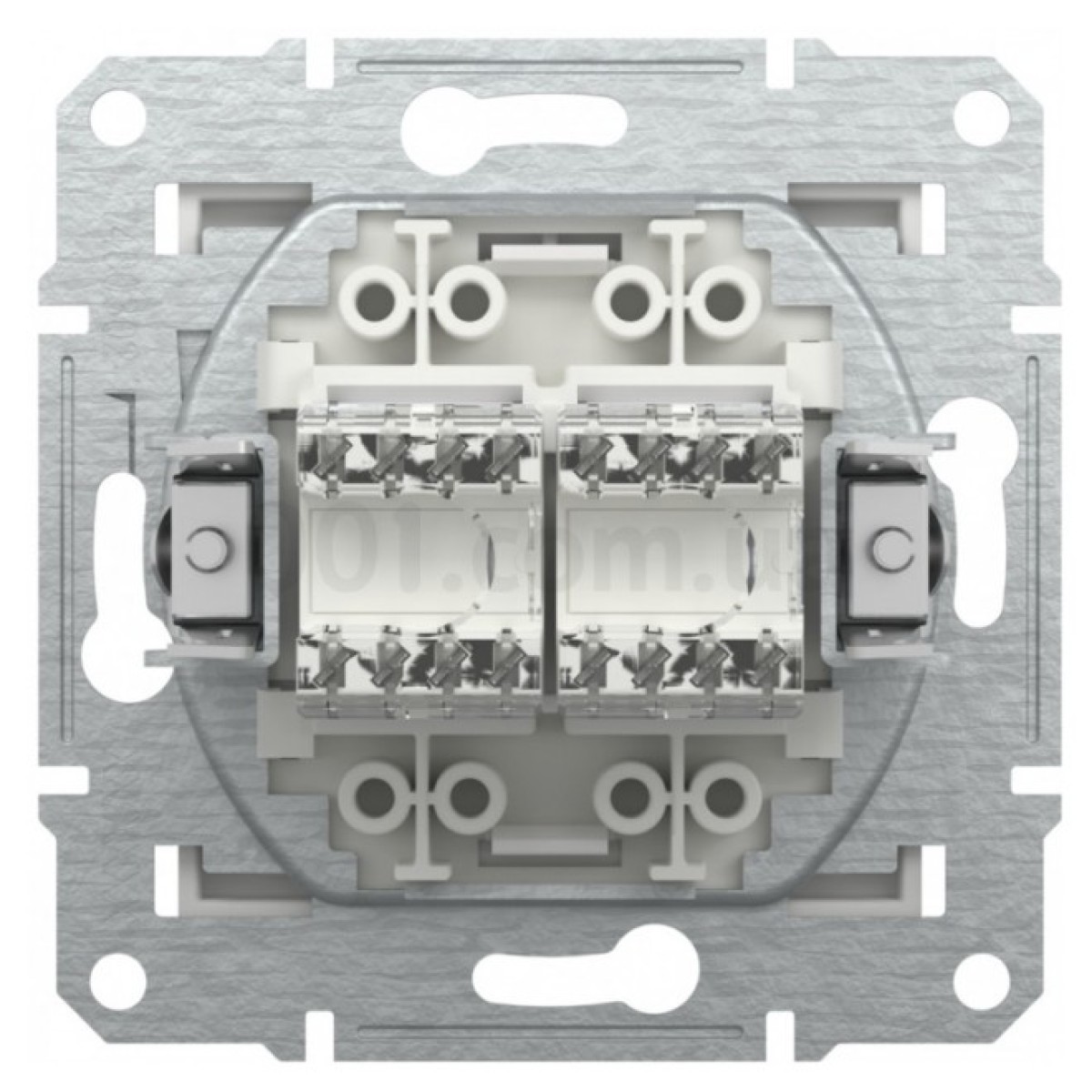 Розетка компьютерная (RJ45) кат.5e UTP двойная Asfora белая БЕЗ РАМКИ, Schneider Electric 98_98.jpg - фото 6