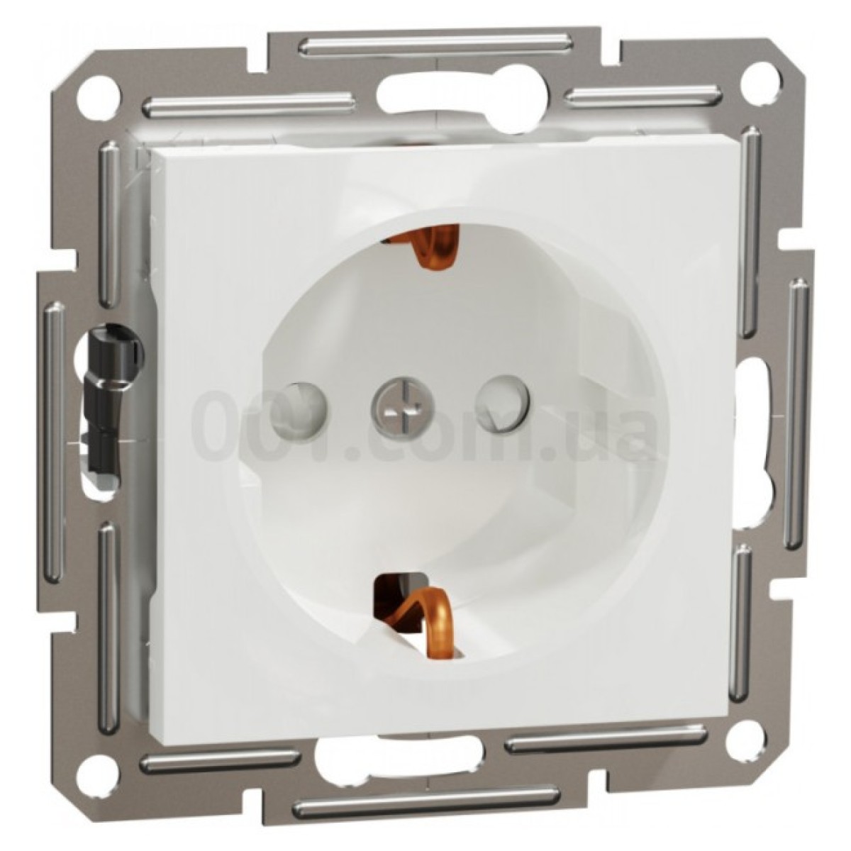 Розетка с з/к и защитными шторками Asfora белая БЕЗ РАМКИ, Schneider Electric 256_256.jpg