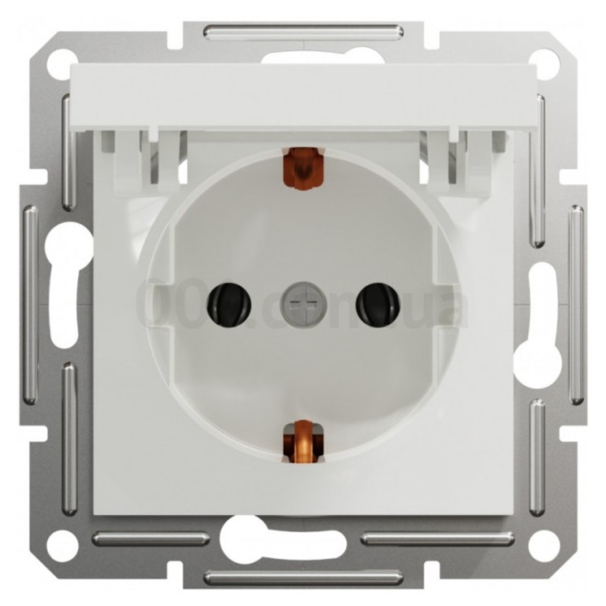 Розетка с з/к и крышкой Asfora белая БЕЗ РАМКИ, Schneider Electric 98_98.jpg - фото 7