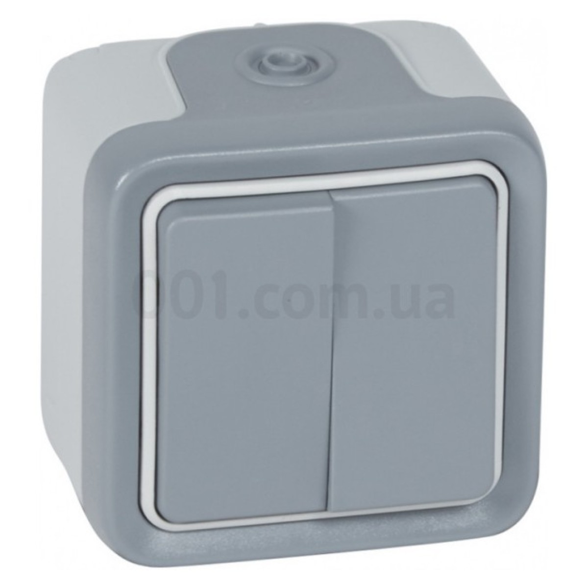 Переключатель двухклавишный на два направления (в сборе) Plexo IP55 серый, Legrand 256_256.jpg