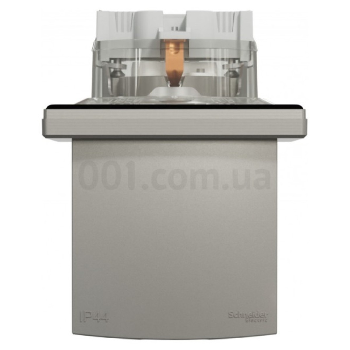 Розетка с з/к, защитными шторками и крышкой IP44 Asfora бронза, Schneider Electric 98_98.jpg - фото 2