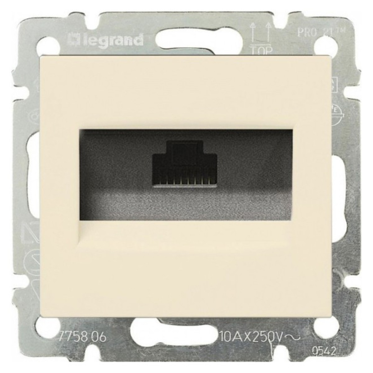 Розетка RJ45 UTP кат.5е 1-місна Valena слонова кістка, Legrand 256_256.jpg