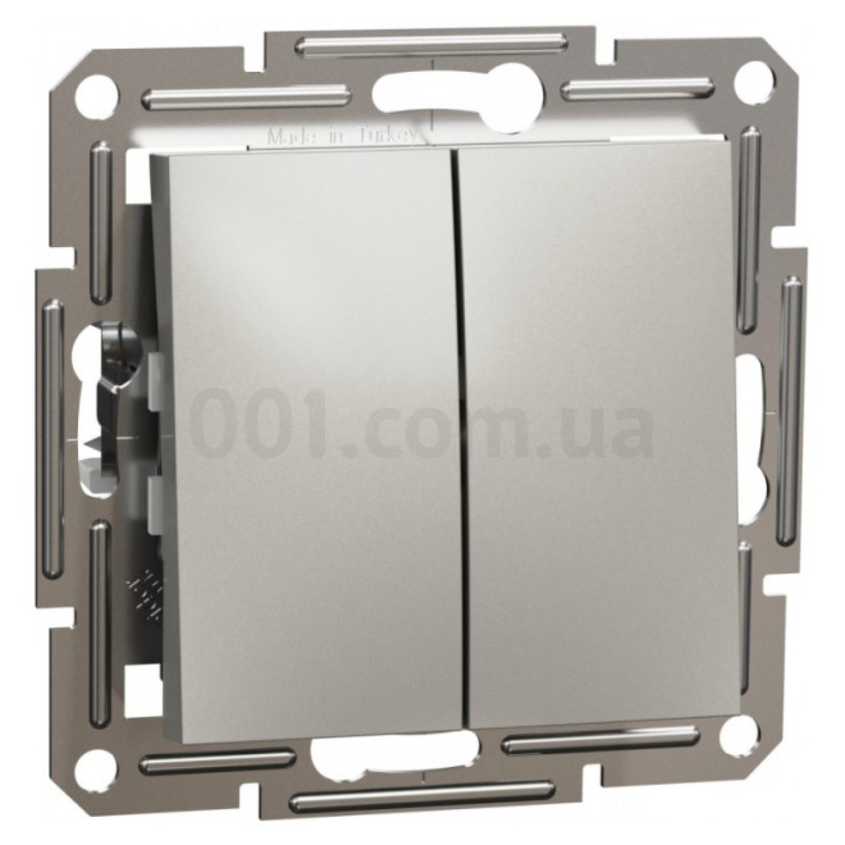 Переключатель двухклавишный (самозажимные клеммы) Asfora бронза, Schneider Electric 256_256.jpg