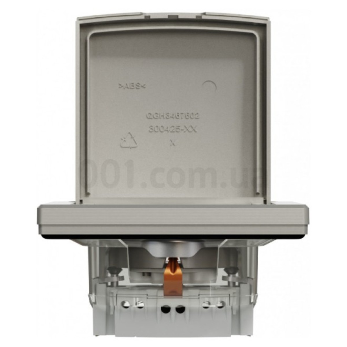Розетка с з/к, защитными шторками и крышкой IP44 Asfora бронза, Schneider Electric 98_98.jpg - фото 3