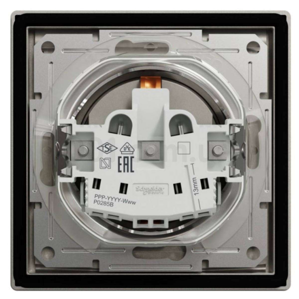 Розетка с з/к, защитными шторками и крышкой IP44 Asfora бронза, Schneider Electric 98_98.jpg - фото 4