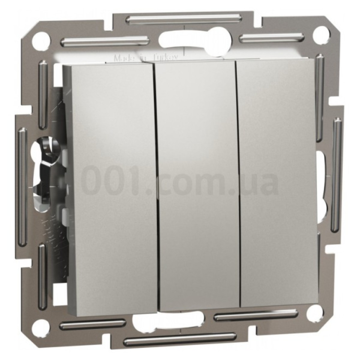 Выключатель трехклавишный (самозажимные клеммы) Asfora бронза, Schneider Electric 256_256.jpg
