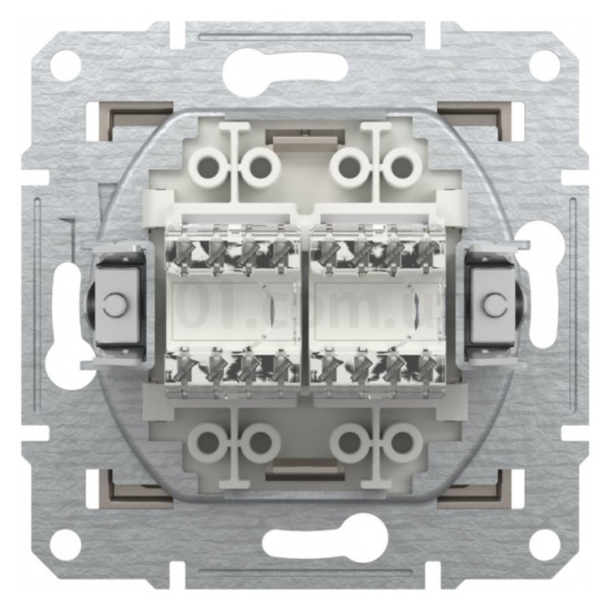 Розетка компьютерная (RJ45) кат.5e UTP двойная Asfora бронза, Schneider Electric 98_98.jpg - фото 2