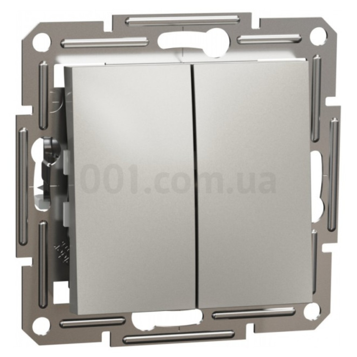 Выключатель двухклавишный (самозажимные клеммы) Asfora бронза, Schneider Electric 256_256.jpg