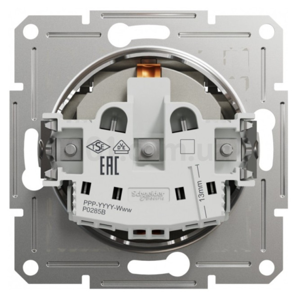 Розетка с з/к и крышкой Asfora бронза, Schneider Electric 98_98.jpg - фото 5