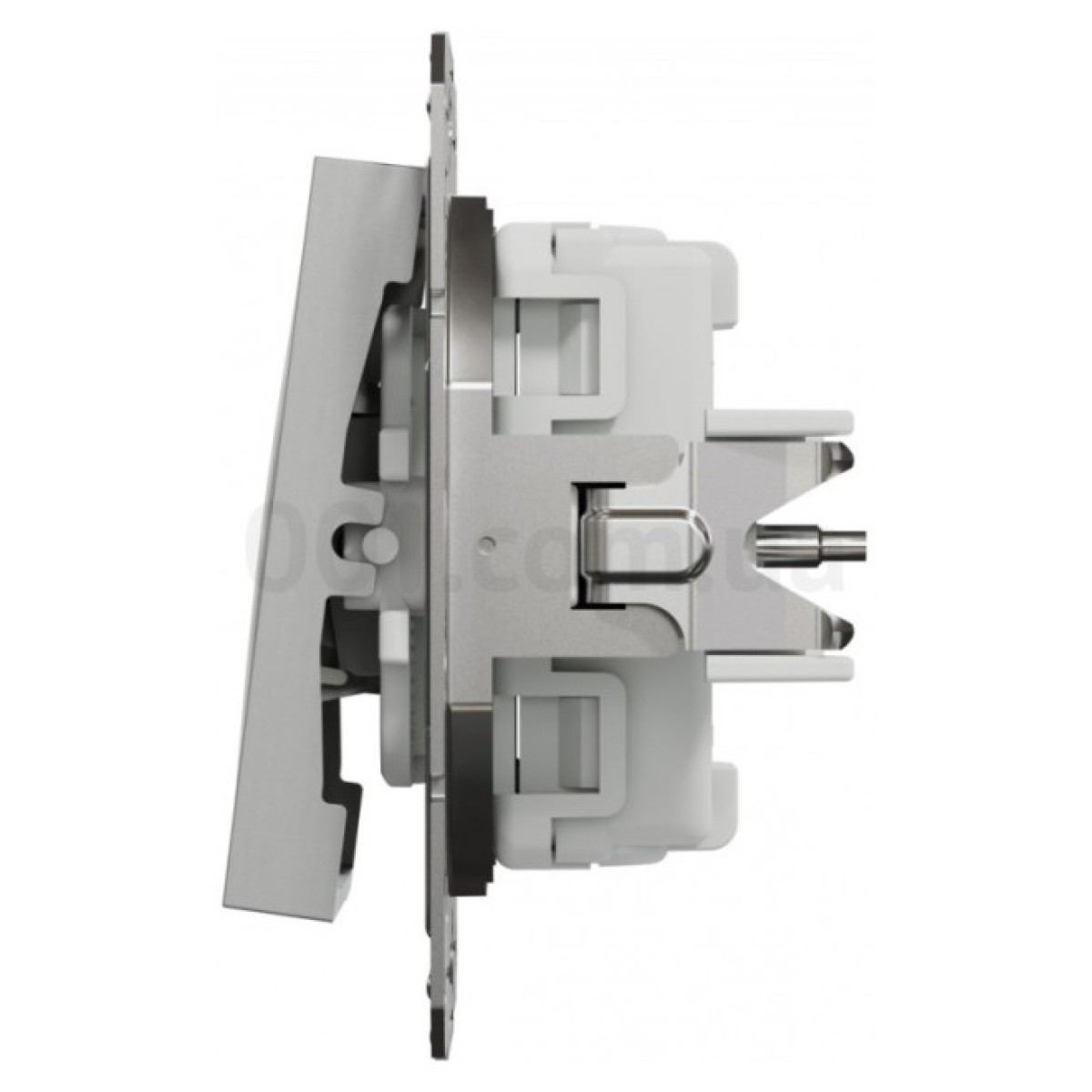 Выключатель трехклавишный (самозажимные клеммы) Asfora алюминий, Schneider Electric 98_98.jpg - фото 5