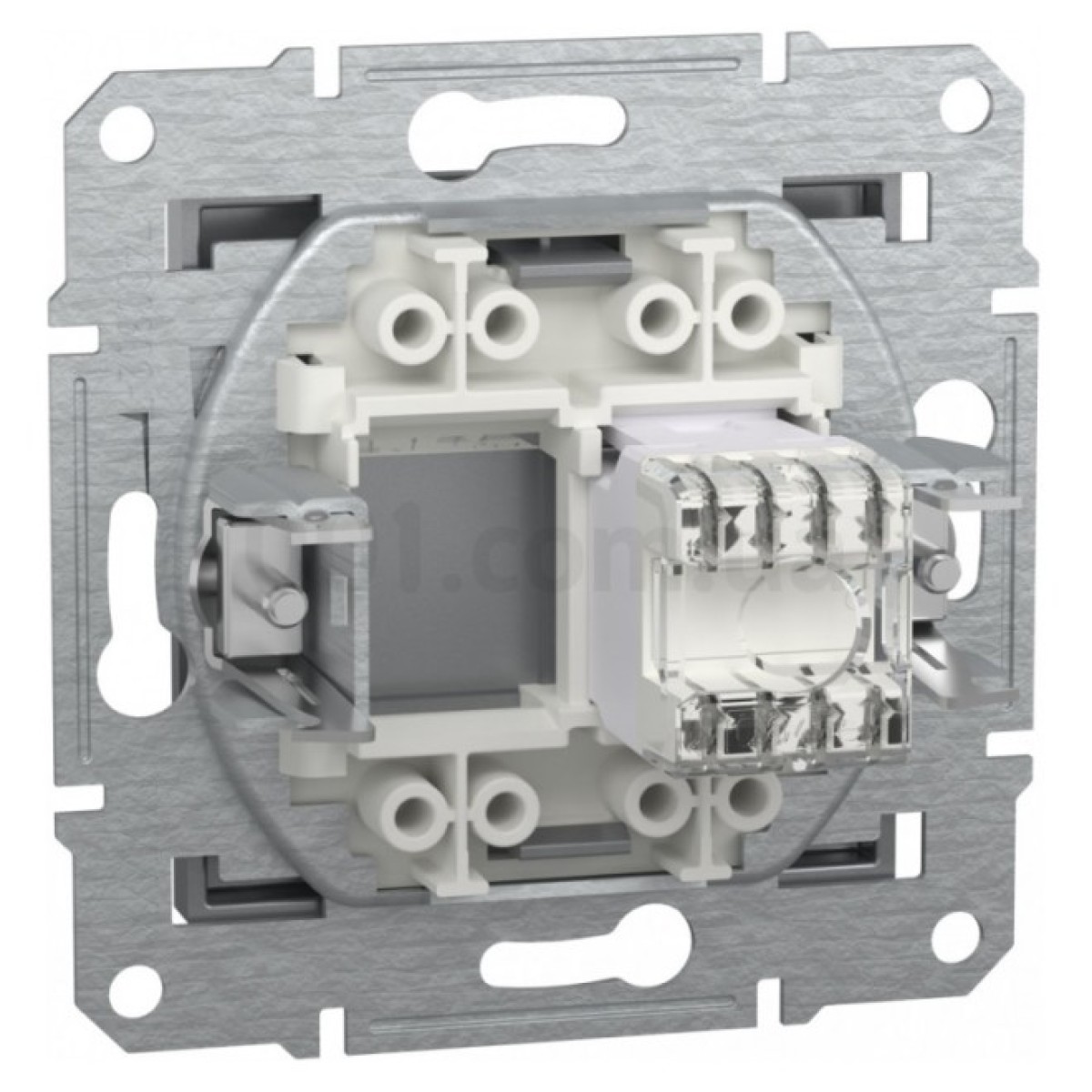 Розетка компьютерная (RJ45) кат.6 UTP Asfora сталь, Schneider Electric 98_98.jpg - фото 2