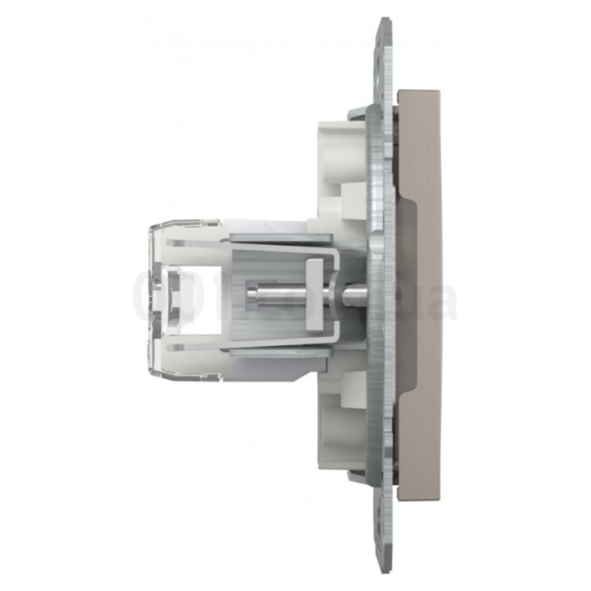Розетка компьютерная (RJ45) кат.6 UTP Asfora бронза, Schneider Electric 98_98.jpg - фото 4