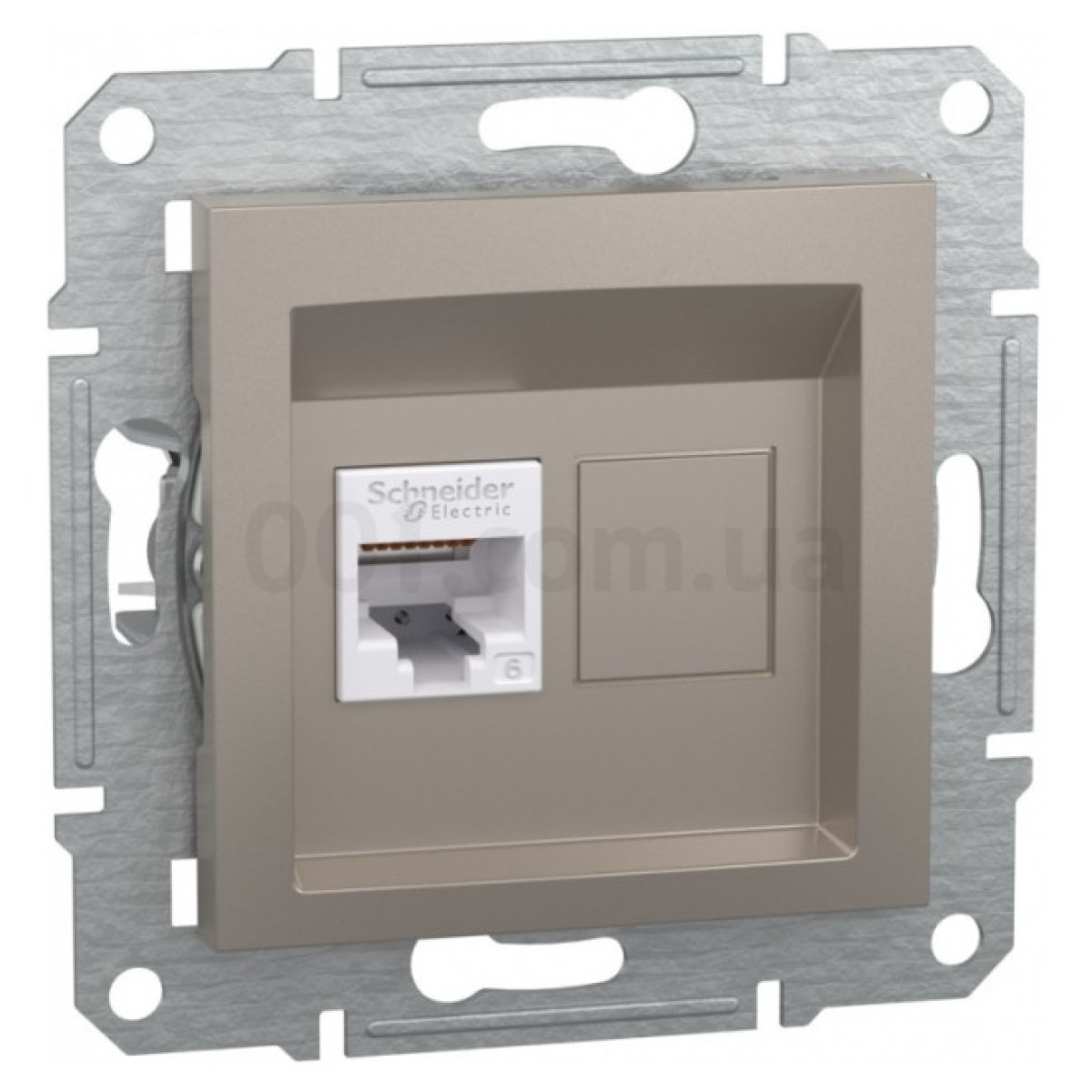 Розетка компьютерная (RJ45) кат.6 UTP Asfora бронза, Schneider Electric 256_256.jpg