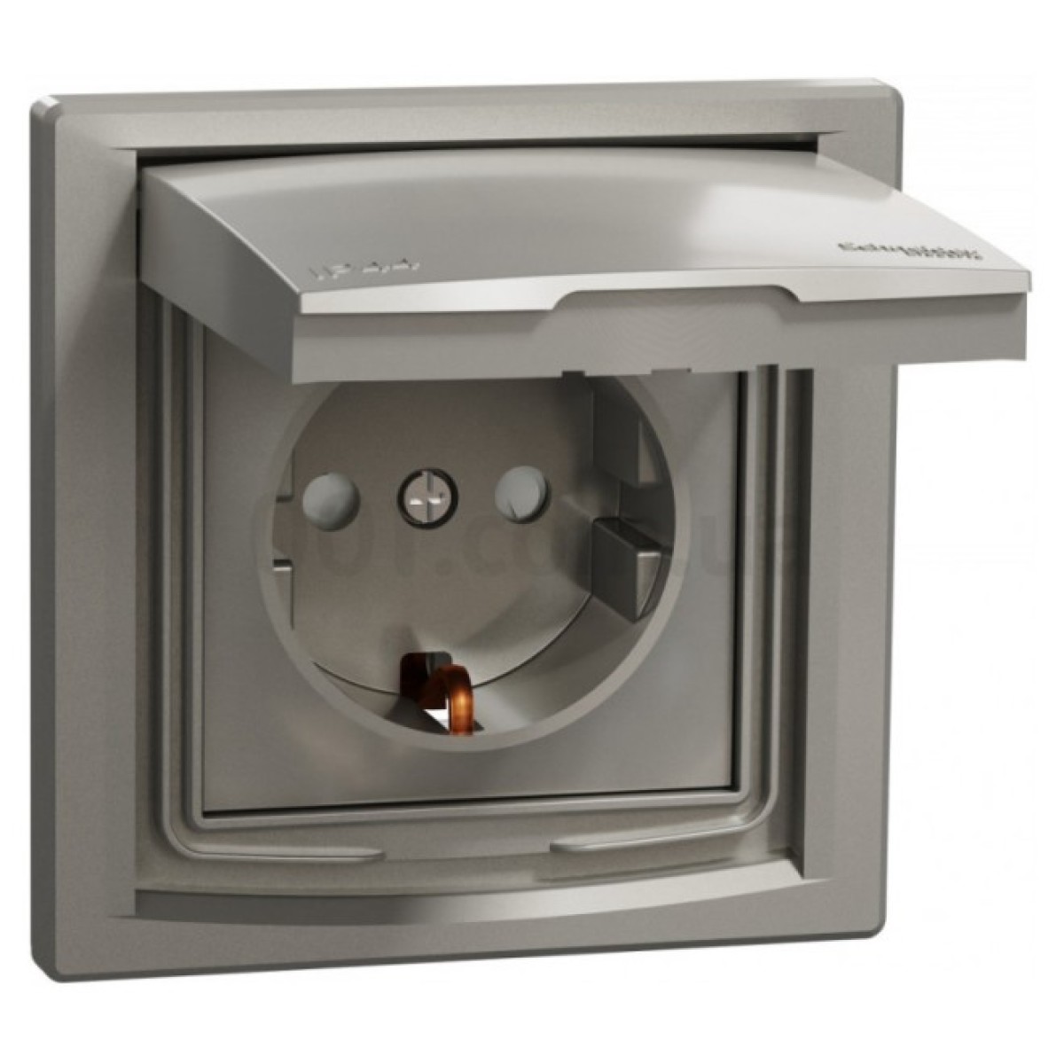 Розетка с з/к, защитными шторками и крышкой IP44 Asfora бронза, Schneider Electric 256_256.jpg