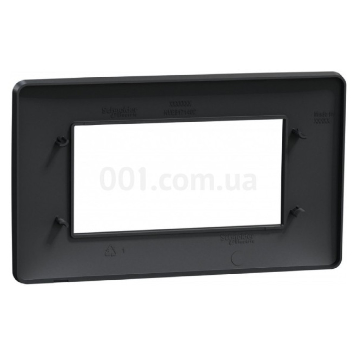 Рамка 4-модульная Unica Studio антрацит, Schneider Electric 98_98.jpg - фото 2