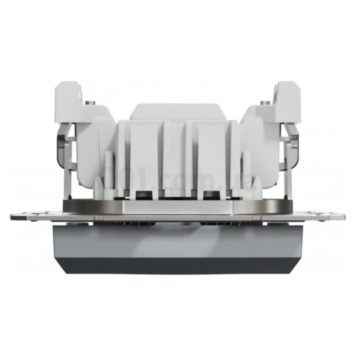 Выключатель одноклавишный с подсветкой (самозажимные клеммы) Asfora сталь, Schneider Electric 98_98.jpg - фото 8