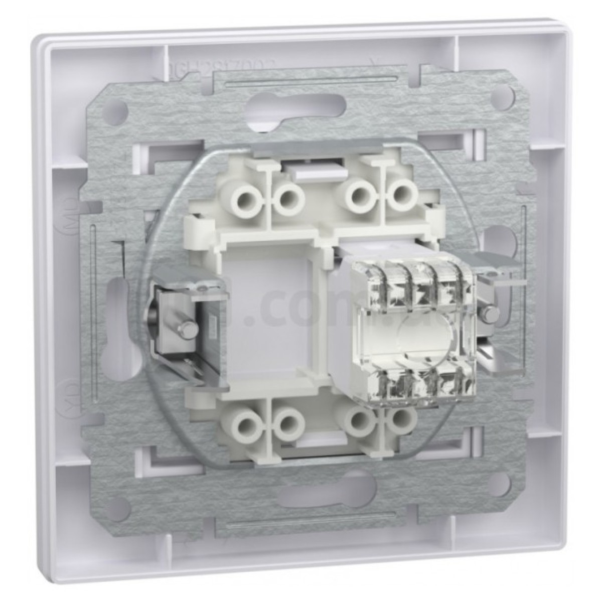 Розетка компьютерная (RJ45) кат.6 UTP Asfora белая, Schneider Electric 98_98.jpg - фото 4