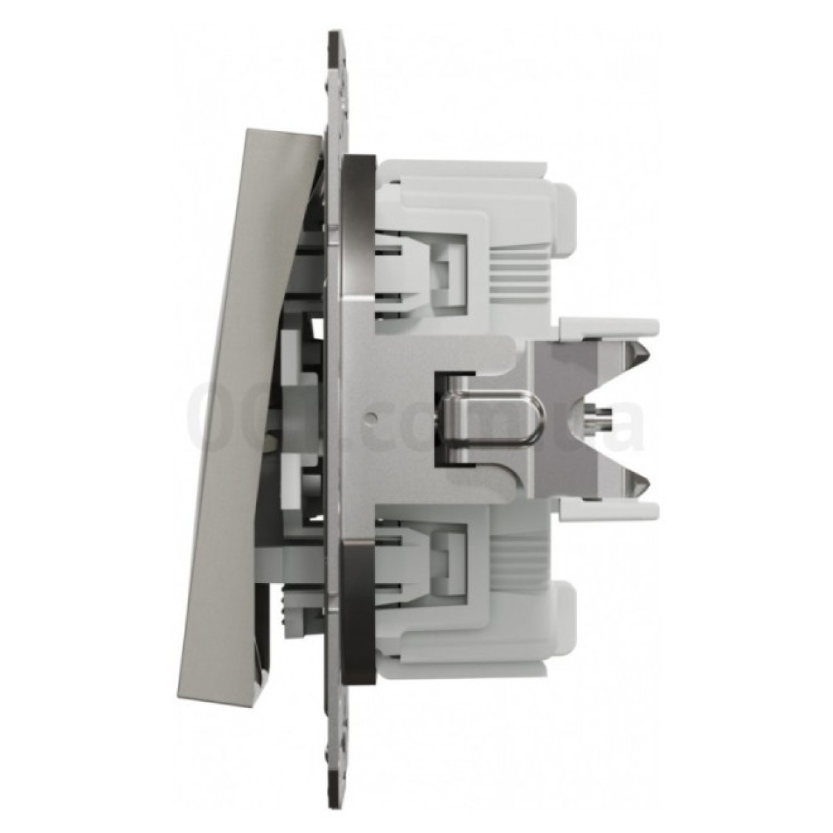 Переключатель двухклавишный (самозажимные клеммы) Asfora бронза, Schneider Electric 98_98.jpg - фото 7