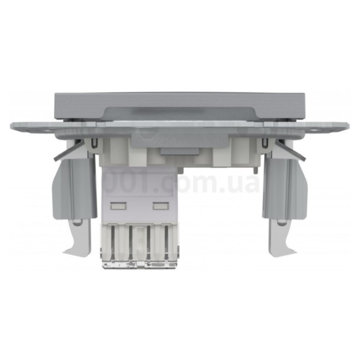 Розетка компьютерная (RJ45) кат.6 UTP Asfora сталь, Schneider Electric 98_98.jpg - фото 5
