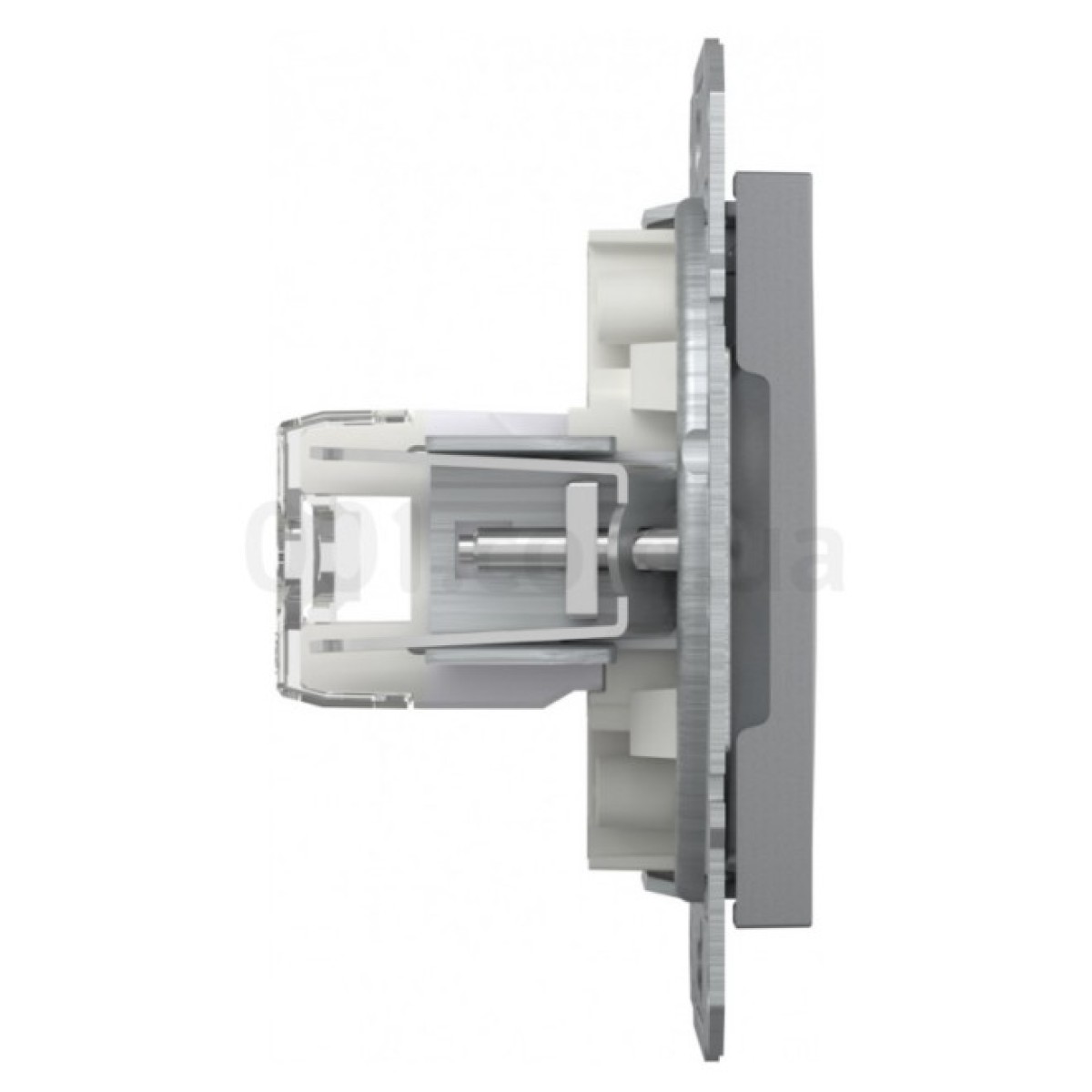 Розетка компьютерная (RJ45) кат.6 UTP Asfora сталь, Schneider Electric 98_98.jpg - фото 6