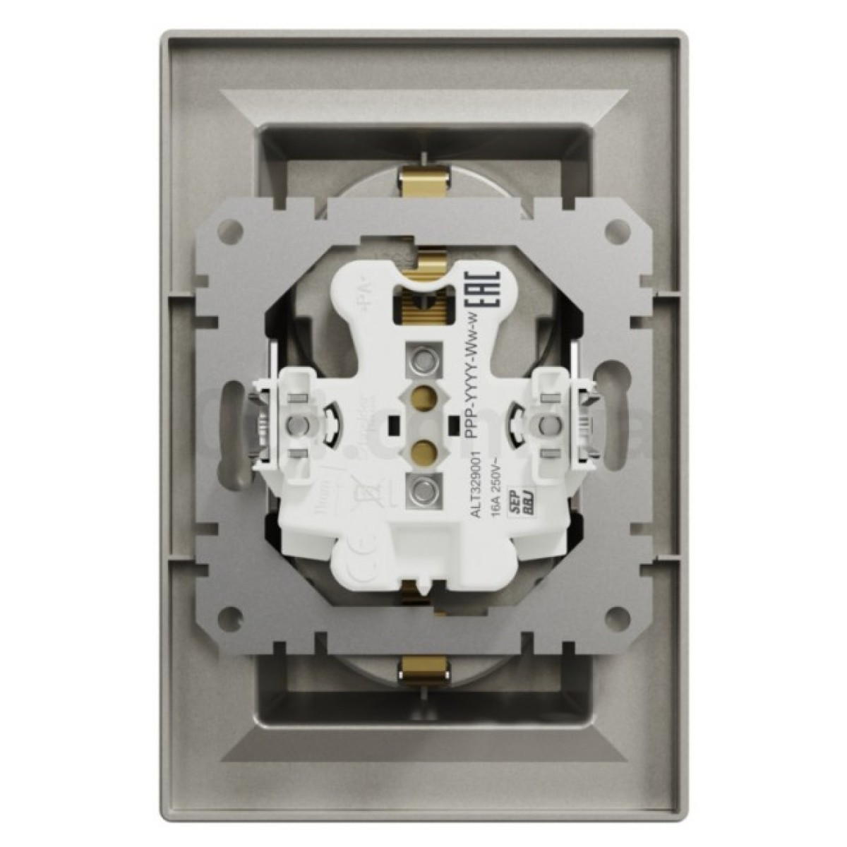 Розетка с з/к двойная Asfora бронза, Schneider Electric 98_98.jpg - фото 2