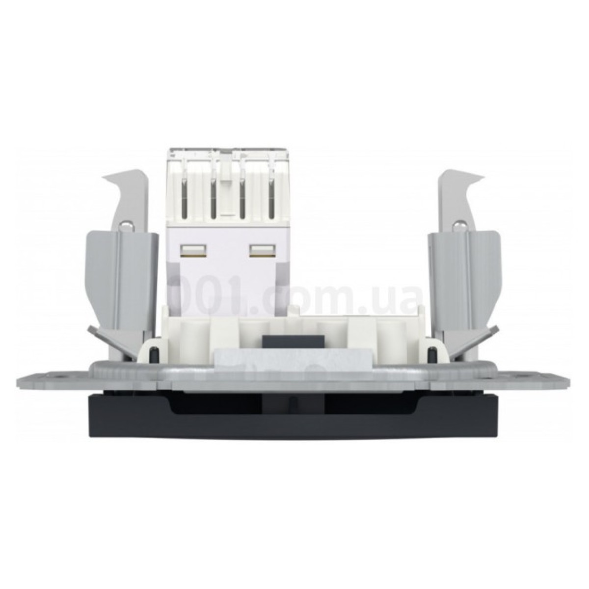 Розетка компьютерная (RJ45) кат.5e STP Asfora антрацит, Schneider Electric 98_98.jpg - фото 4