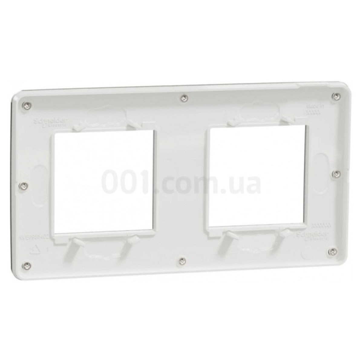 Рамка 2-постовая Unica Studio матовый хром/белая, Schneider Electric 98_98.jpg - фото 3