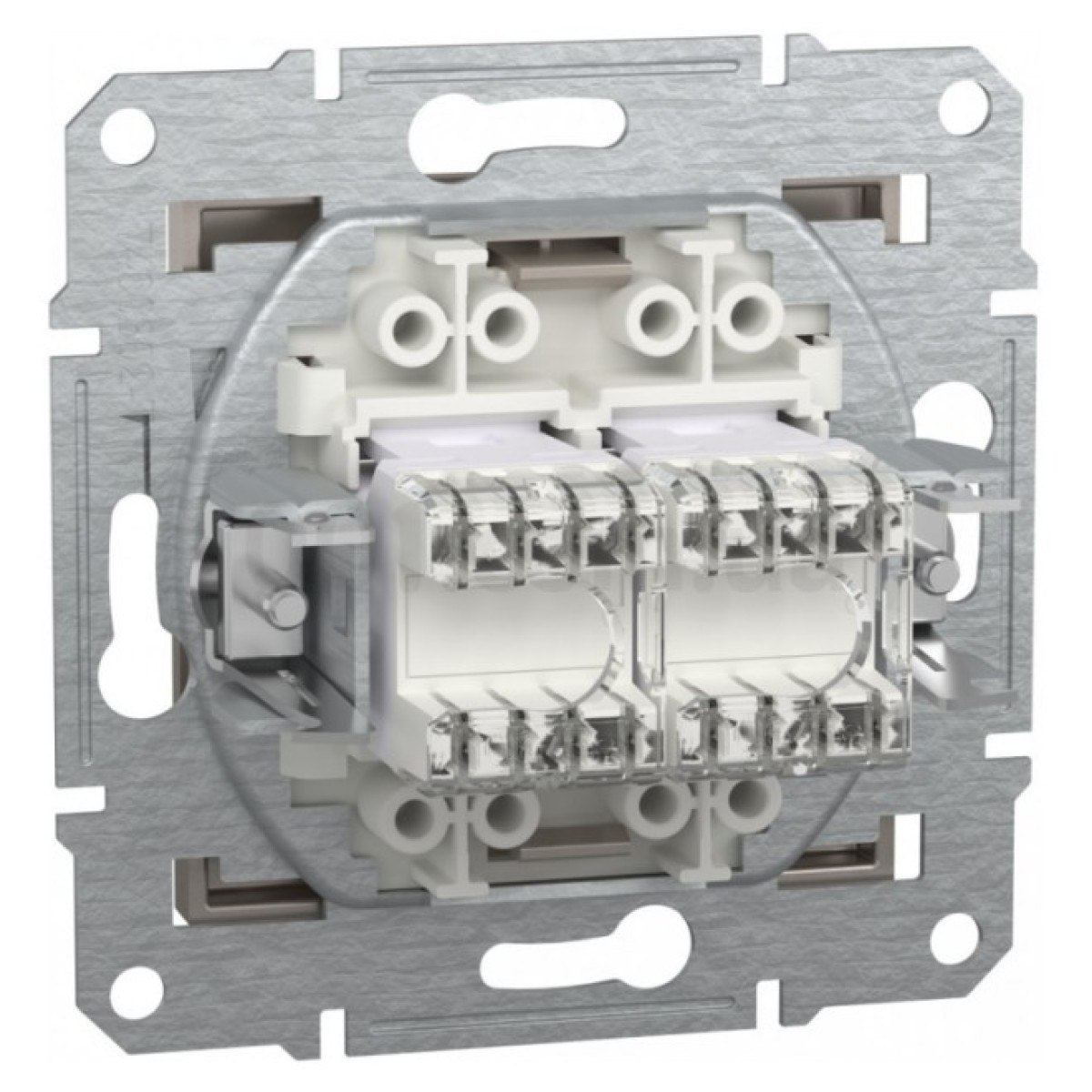 Розетка компьютерная (RJ45) кат.5e UTP двойная Asfora бронза, Schneider Electric 98_98.jpg - фото 4