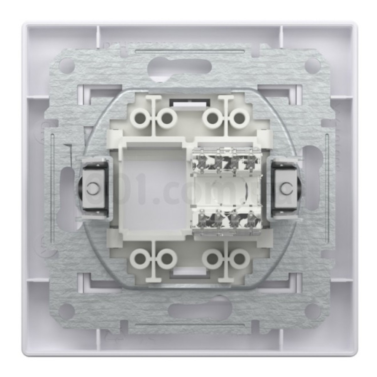 Розетка компьютерная (RJ45) кат.6 UTP Asfora белая, Schneider Electric 98_98.jpg - фото 5