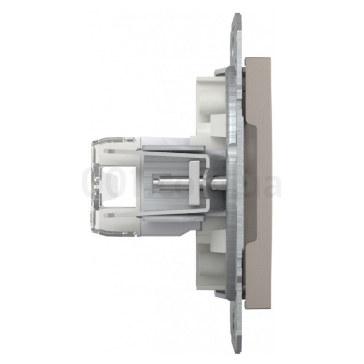 Розетка компьютерная (RJ45) кат.5e UTP двойная Asfora бронза, Schneider Electric 98_98.jpg - фото 5