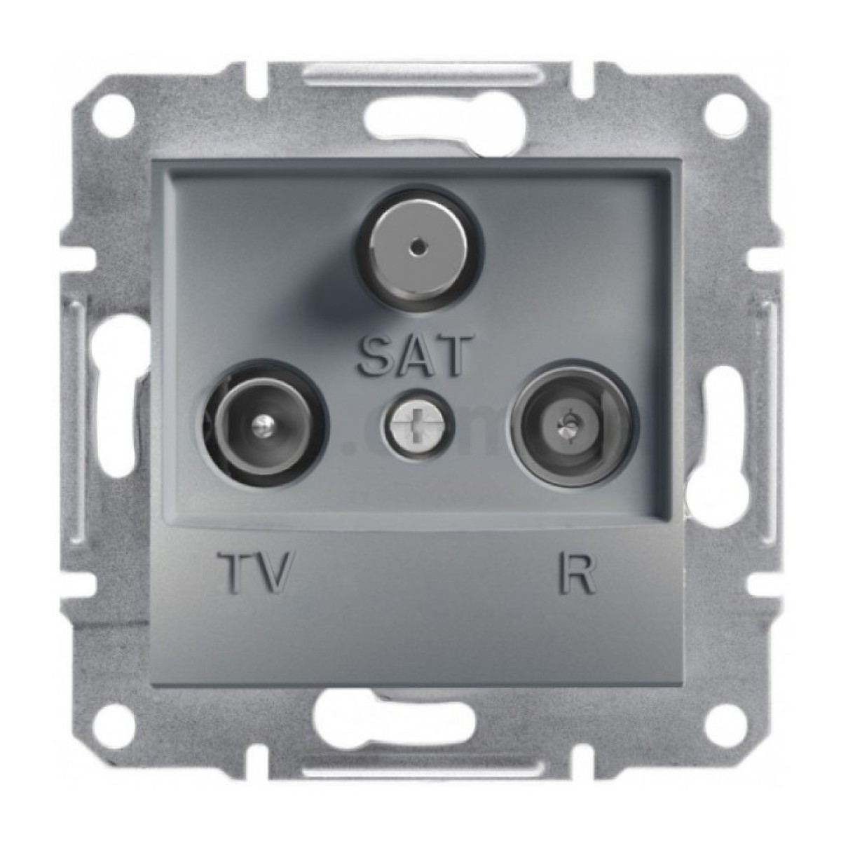 Розетка TV-R-SAT оконечная (1 dB) Asfora сталь, Schneider Electric 256_256.jpg