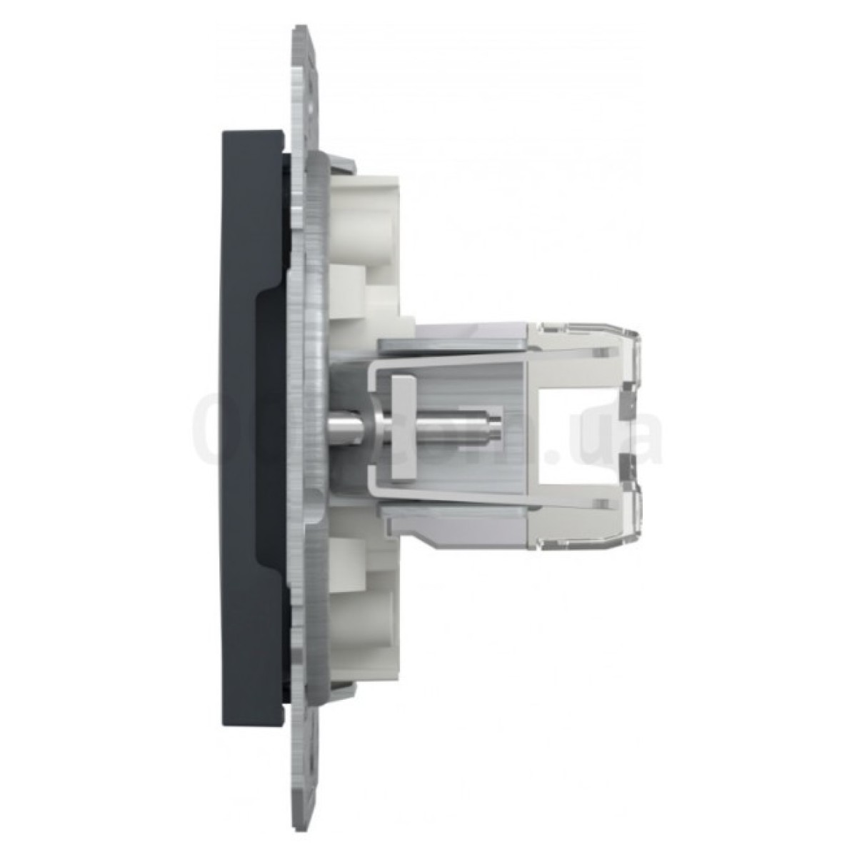 Розетка компьютерная (RJ45) кат.5e STP Asfora антрацит, Schneider Electric 98_98.jpg - фото 5